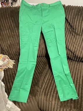 TR Premium Men’s Green Stretch Straight-Leg Jeans